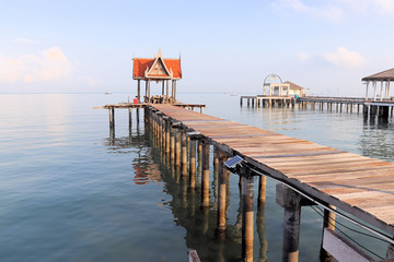 Ban Saray harbor fishing village Thailand