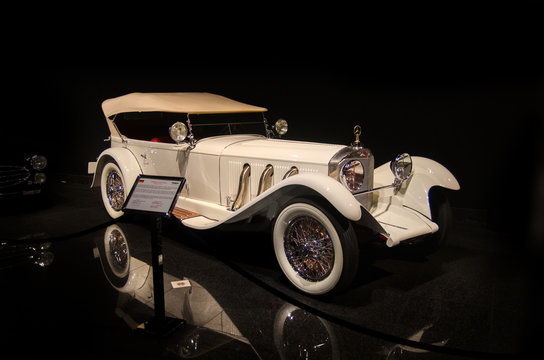 1928 Mercedes Benz Model S Tourer presented in Blackhawk Museum. Ca. USA