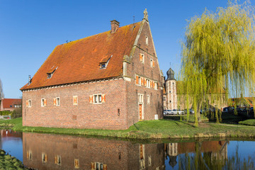 Fototapeta premium Historic building of the castle in Raesfeld, Germany