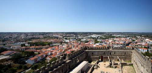 Fototapeta na wymiar Pombal – The City seen from the Castle