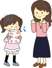 Illustration of tutor and student