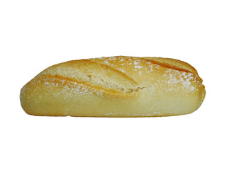 Bread on a white background