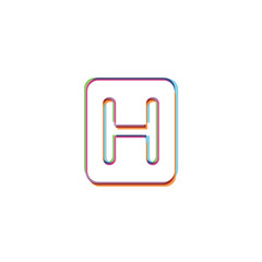Hospital Sign -  App Icon
