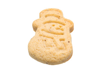 snowman cookies isolated on white background