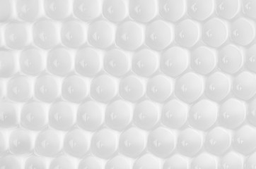 White simple bubbles pattern as futuristic abstract background.
