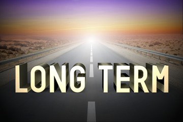 Long term concept, road - 3D rendering
