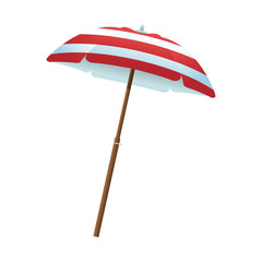 beach parasol icon, colorful design