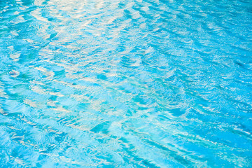 swimming pool spa with abstract water waves ripple for healthy relax water background
