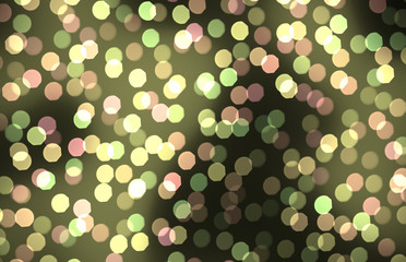 party confettie bokeh lights