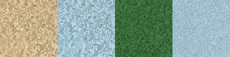 Military army snow light blue camouflage. For decor and textile printing. Repeating camouflage skin texture.