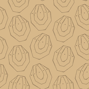 Seamless pattern with target. Vector illustration for your design