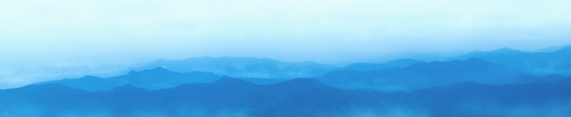 A continuous mountain. Background of Chinese ink painting.