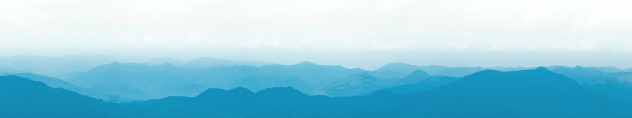 A continuous mountain. Background of Chinese ink painting.