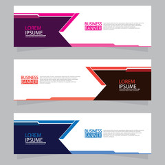Banner background.modern template design.Vector illustration.