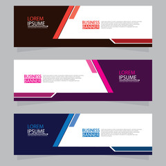 Banner background.modern template design.Vector illustration.