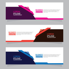 Banner background.modern template design.Vector illustration.