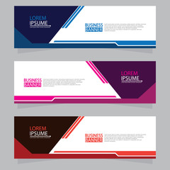 Banner background.modern template design.Vector illustration.