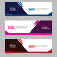 Banner background.modern template design.Vector illustration.