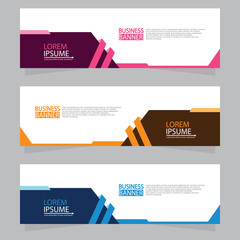 Banner background.modern template design.Vector illustration.