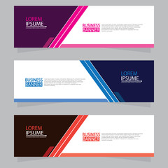 Banner background.modern template design.Vector illustration.