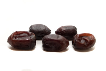 Dates isolated on white background