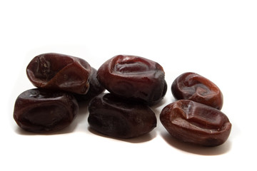 Dates isolated on white background