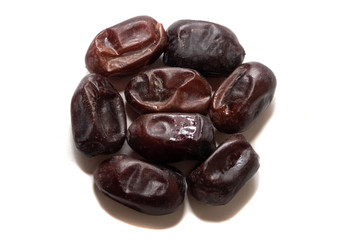 Dates isolated on white background