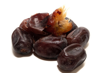 Dates isolated on white background