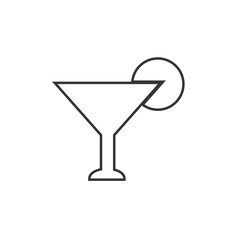 cocktail drink icon vector illustration for website and design icon