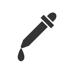 pipette dropper icon vector illustration for website and design icon