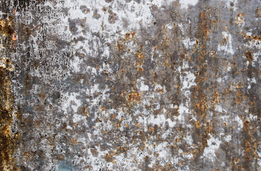 texture of rust on old metal surface