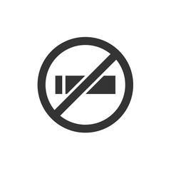 no smoking icon vector illustration for website and design icon