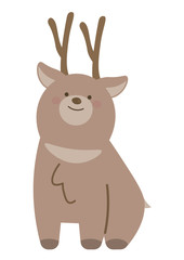 トナカイのイラスト