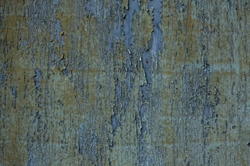 Rusty metal painted texture background. Green color.