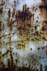 Rusty metal painted texture background.