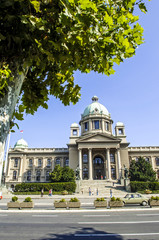 Obraz premium Beograd, Bundesparlament, Palast des Parlaments, Serbien-Montene
