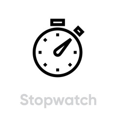 Stopwatch vector icon