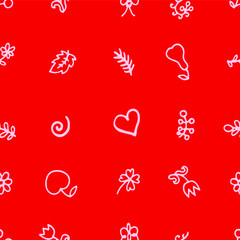 seamless pattern with hearts
