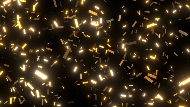 gold confetti glitter explosion party celebration background