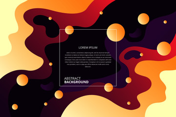 Abstract gradient fluid patttern background