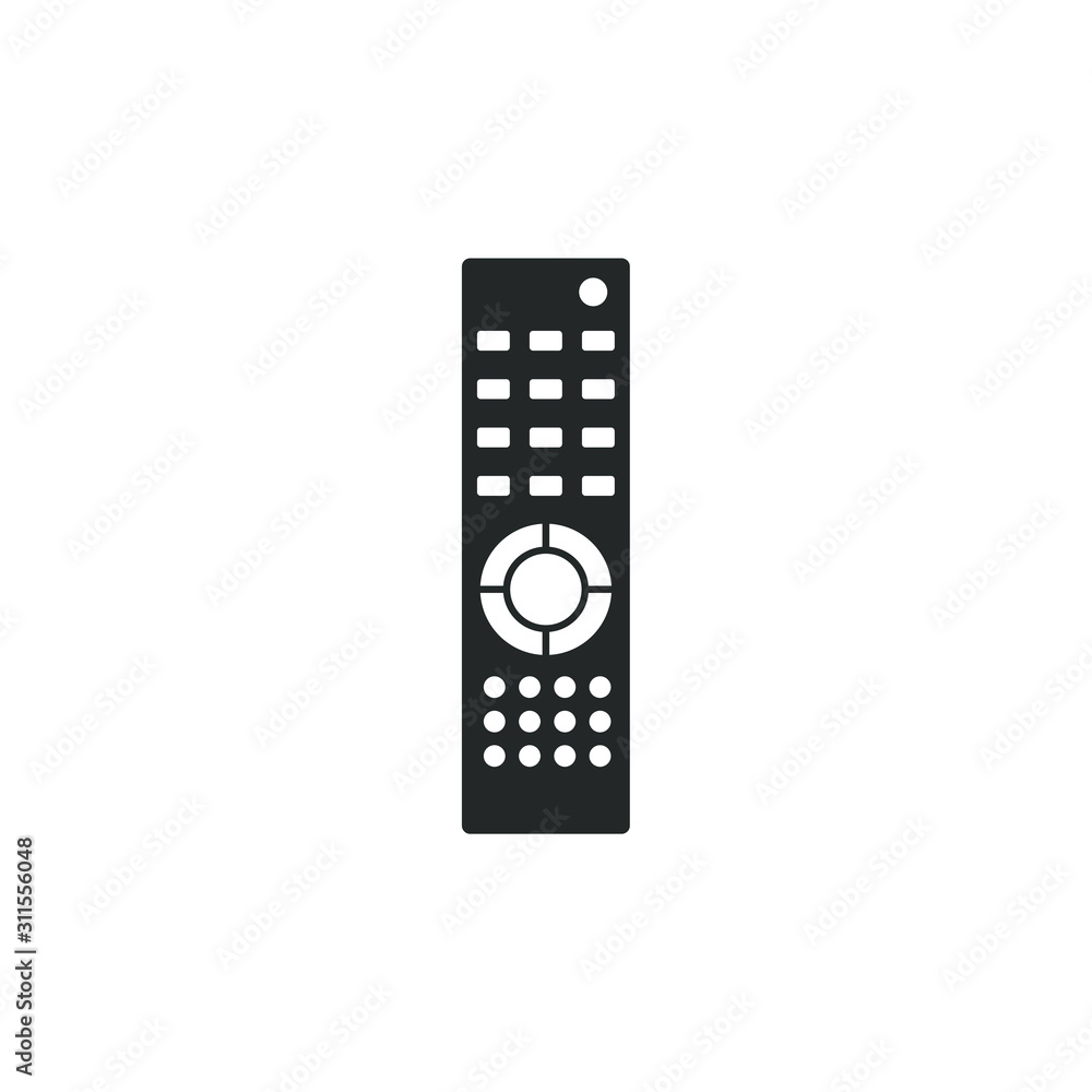 Poster remote icon template color editable. remote symbol vector sign isolated on white background illustration for graphic and web design.