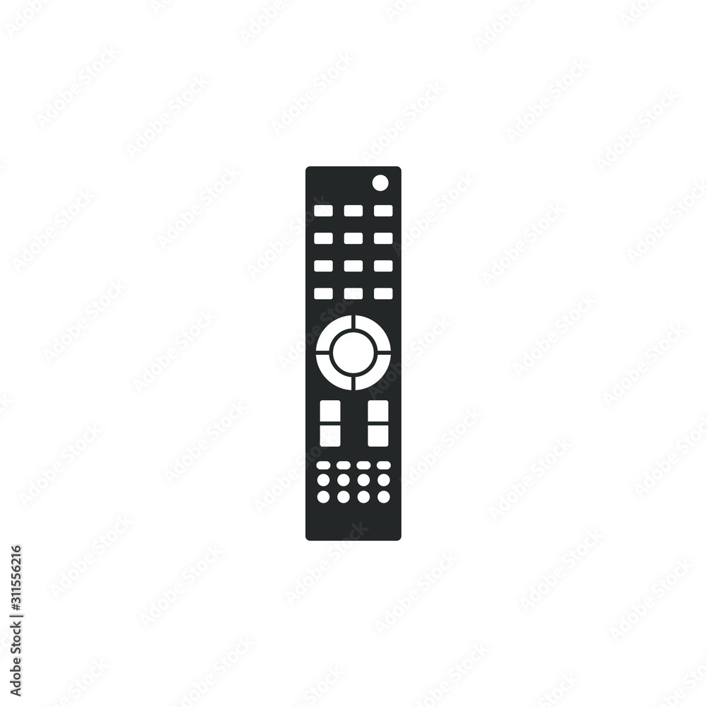 Leinwandbilder remote icon template color editable. remote symbol vector sign isolated on white background illustra