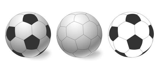 Soccer ball. Football ball icon.