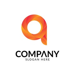 Letter A  logo vector template