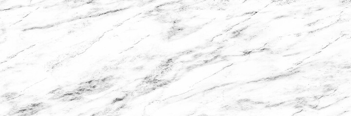 White and black marble texture background. Abstract marble texture, stone natural patterns for design art work.Long wide panoramic format.