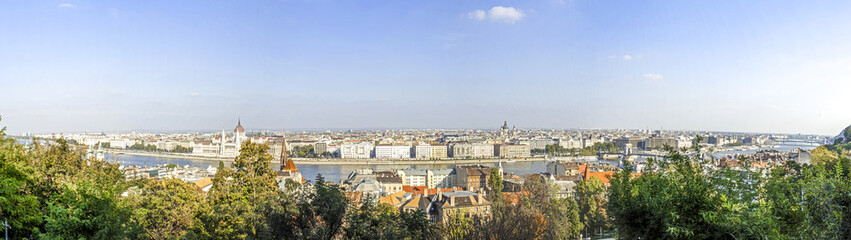 Fototapeta na wymiar Budapest, Stadtpanorama, Ungarn