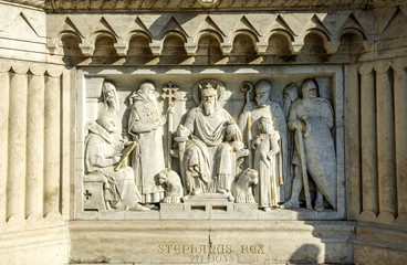 Budapest, Fischerbastei, Halaszbastya, Architekt Frigyes Schulek