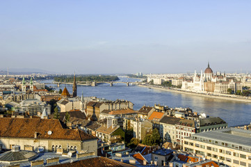 Budapest, Stadtansicht, Donau, Parlament, Ungarn