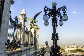 Budapest, Adlerstatue am Burgberg, Ungarn