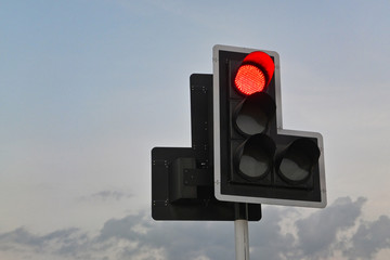 red traffic light